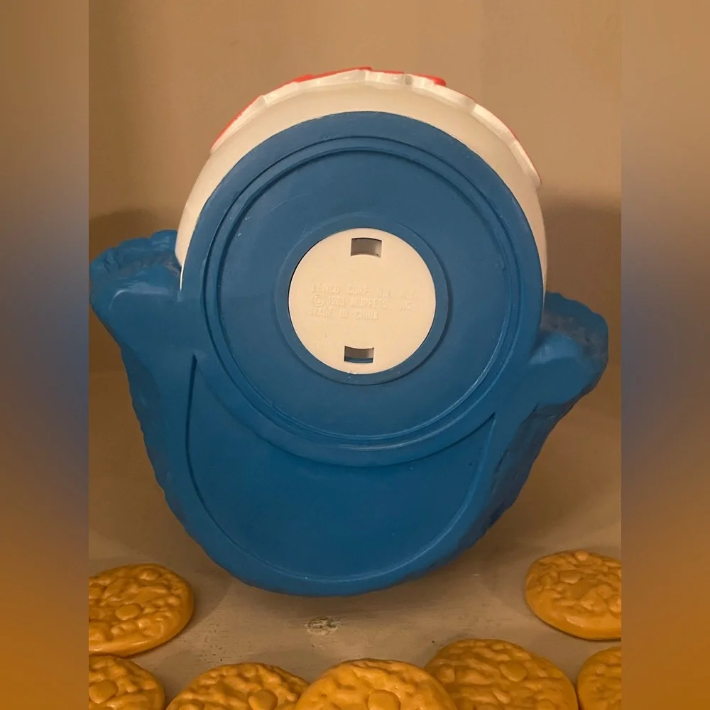 Rare 1989 Cookie Monster Pop Up Game Lewco Corp Sesame Street - Missing 1 Cookie
